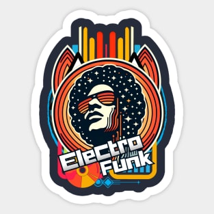 Retro Electro Funk Sticker
